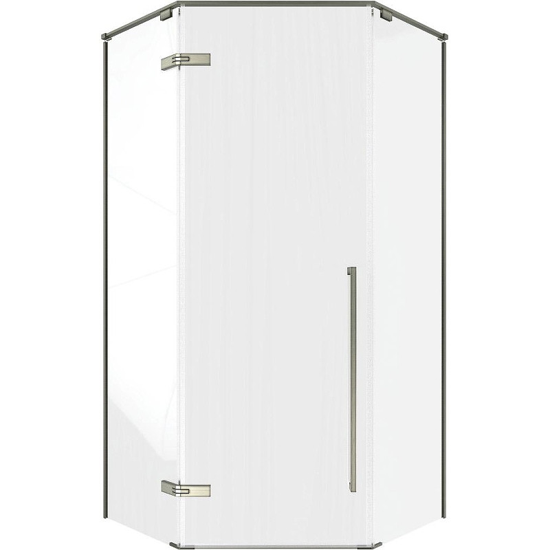 Душевой уголок Timo TTSSP-100/13C-8 1000x1000x2000 T67 распашной профиль Никель стекло прозрачное
