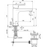 Смеситель для раковины Ideal Standard Tyria BC159HS