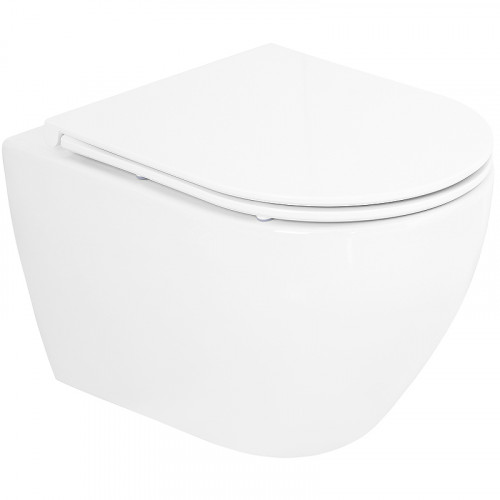 Унитаз Cezares Stylus-Tor CZR-6601-TH-TOR/CZR-870-SC подвесной с сиденьем Микролифт фаянс подвесной