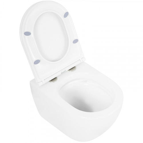 Унитаз Cezares Stylus-Tor CZR-6601-TH-TOR/CZR-870-SC подвесной с сиденьем Микролифт фаянс подвесной