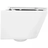 Комплект унитаза с инсталляцией BelBagno Tre BB8001CHR/SC/BB002-80/BB005-PR-CHROME с сиденьем Микролифт и клавишей смыва Хром глянцевый фаянс подвесной