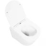 Комплект унитаза с инсталляцией BelBagno Tre BB8001CHR/SC/BB002-80/BB005-PR-CHROME с сиденьем Микролифт и клавишей смыва Хром глянцевый фаянс подвесной