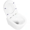 Комплект унитаза с инсталляцией BelBagno Tre BB8001CHR/SC/BB002-80/BB005-PR-CHROME с сиденьем Микролифт и клавишей смыва Хром глянцевый фаянс подвесной