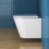 Комплект унитаза с инсталляцией BelBagno Tre BB8001CHR/SC/BB002-80/BB005-PR-CHROME с сиденьем Микролифт и клавишей смыва Хром глянцевый фаянс подвесной