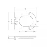 Комплект унитаза с инсталляцией BelBagno Tre BB8001CHR/SC/BB002-80/BB005-PR-CHROME с сиденьем Микролифт и клавишей смыва Хром глянцевый фаянс подвесной