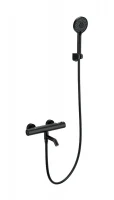 Смеситель для ванны Wonzon & Woghand WW-B3029-A1-MB с термостатом цвет Черный матовый