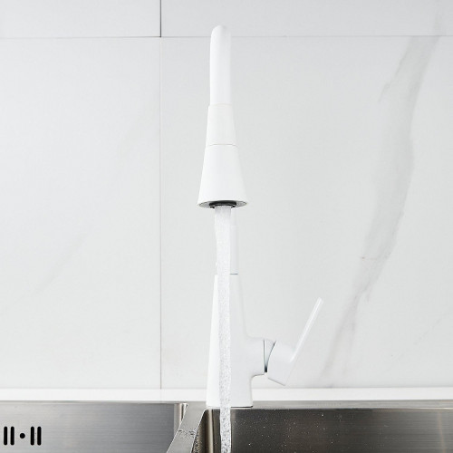 Смеситель для кухни Raffine F313C-1 цвет Белый