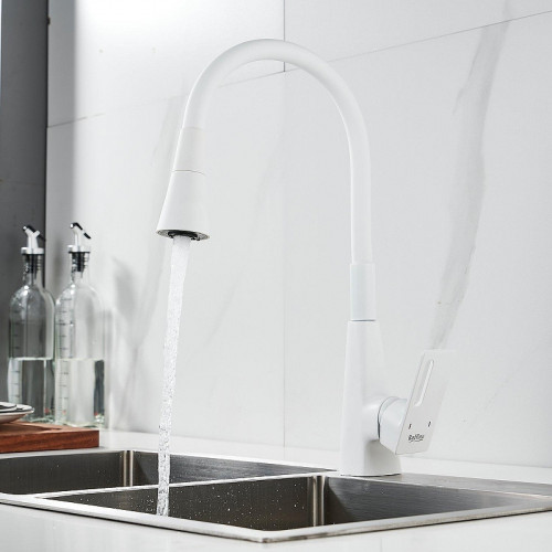 Смеситель для кухни Raffine F313C-1 цвет Белый