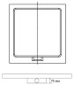 Душевой поддон из искусственного камня RGW STA-01B 90x90 16330199-04 Черный