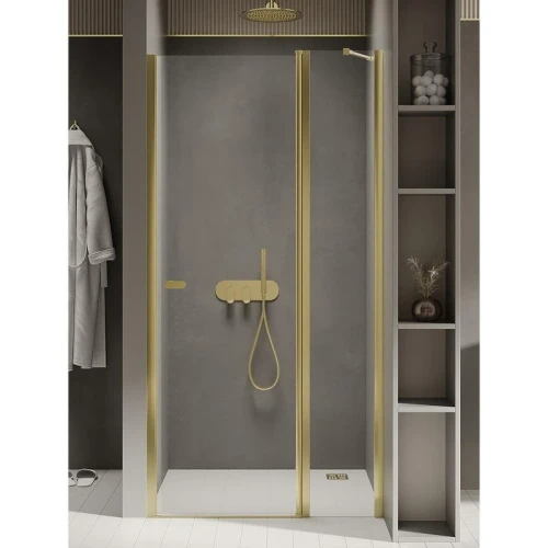 Душевая дверь New Trendy NEW SOLEO Light gold x100 D-0483A-WK