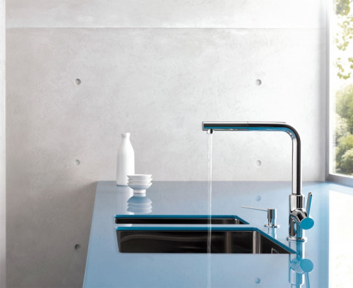 Смеситель для кухни Kludi L-ine 408510575 Хром латунь