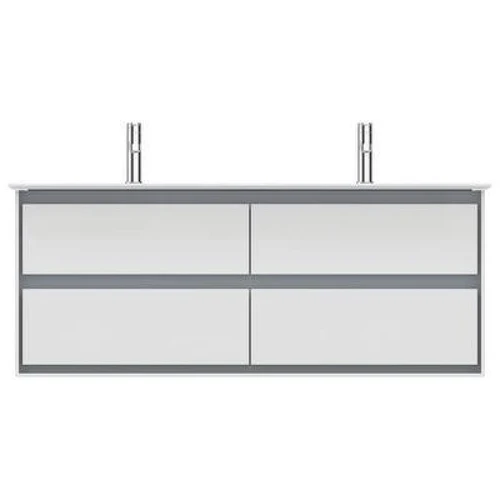 Тумба под раковину Ideal Standard Connect Air 130 E0824KN подвесная цвет Glossy White + Matt Light Grey (Белый глянцевый + Светло-серый матовый)