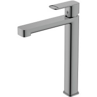 Смеситель для раковины AQUAme Parma AQM6614GM Оружейный металл латунь