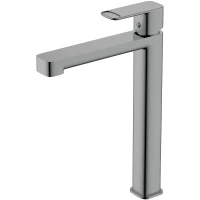 Смеситель для раковины AQUAme Parma AQM6614GM Оружейный металл латунь