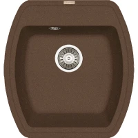 Кухонная мойка Florentina Нире-480 20.190.B0480.303 Мокко искусственный камень (литьевой мрамор) встраиваемый