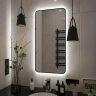 Зеркало Maretti Florenza 60 FL1460120P14EL с подсветкой цвет Черный с бесконтактным выключателем
