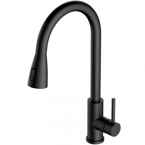 Смеситель для кухни Alveus Primrose PS 1148265 Черный матовый латунь