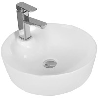 Раковина Ceruttispa 44 CR0090 СТ9613 Белая фарфор накладная