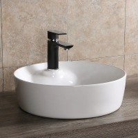 Раковина Ceruttispa 44 CR0090 СТ9613 Белая фарфор накладная