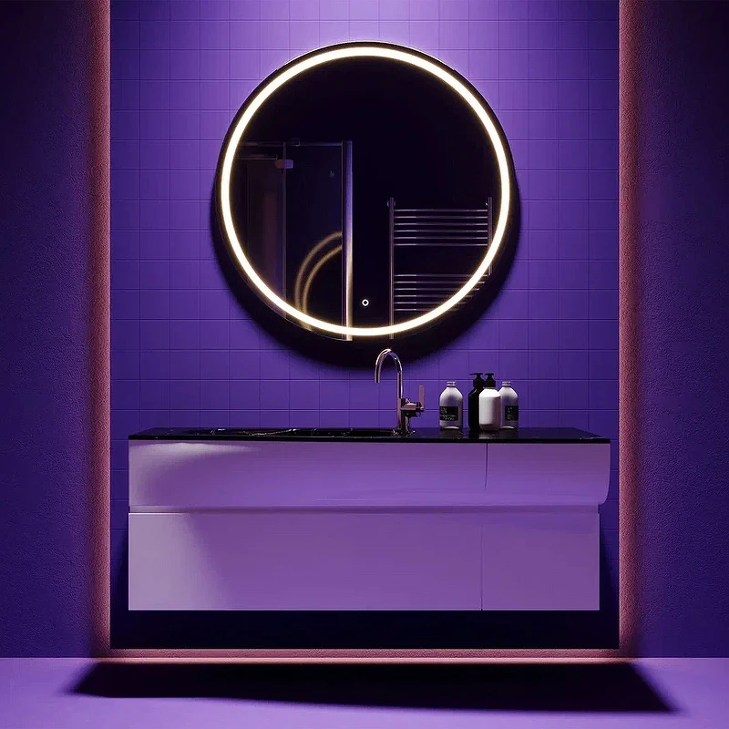 Зеркало Silver Mirrors Перла Neo 100 LED-00002464 с подсветкой с сенсорным выключателем стекло