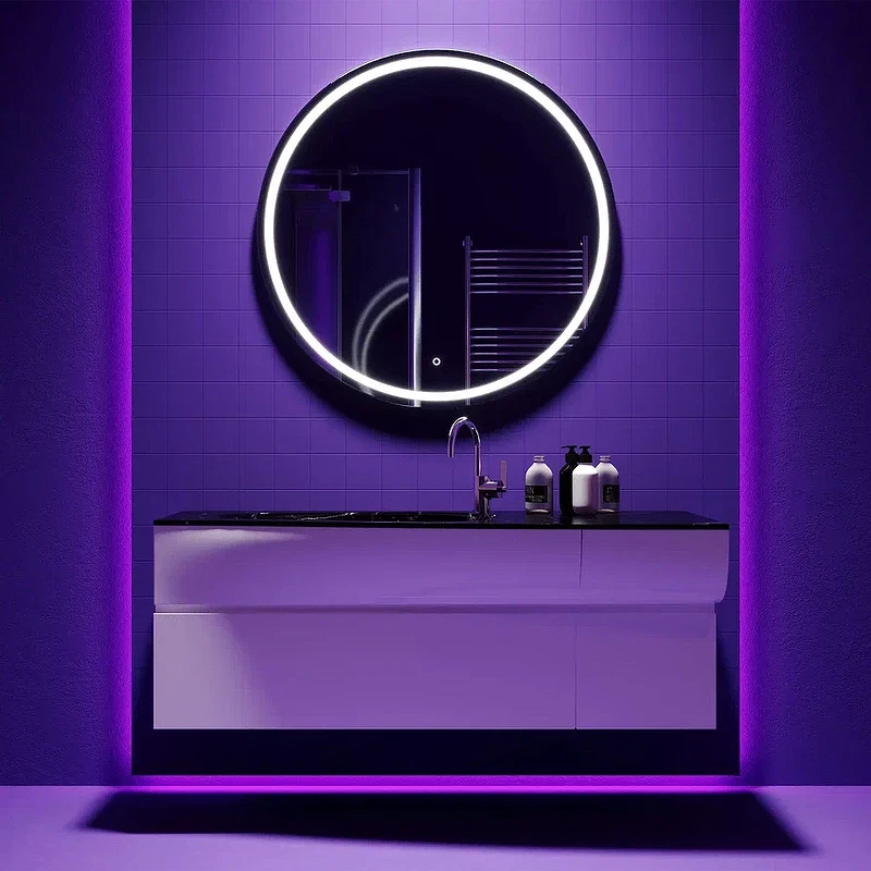 Зеркало Silver Mirrors Перла Neo 100 LED-00002464 с подсветкой с сенсорным выключателем стекло