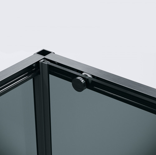 Душевой уголок Grossman Galaxy 110х90 120.K33.01.1190.42.10 профиль Графит сатин стекло тонированное