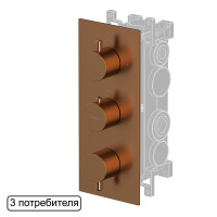 Смеситель для душа Whitecross Y copper brushed Y1238CPB цвет Медь брашированная