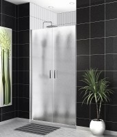 Душевая дверь BelBagno Uno 110 UNO-B-2-110-CH-Cr профиль Хром стекло шиншилла