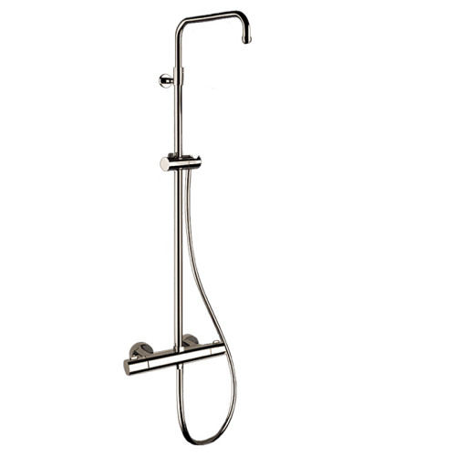 Душевая система Remer Elegance EQ32ASSDNZ с термостатом цвет Никель брашированный