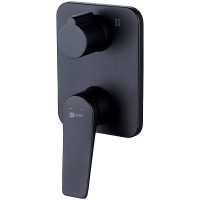 Смеситель для душа Lemark Bronx LM3727BL Черный матовый латунь встраиваемый