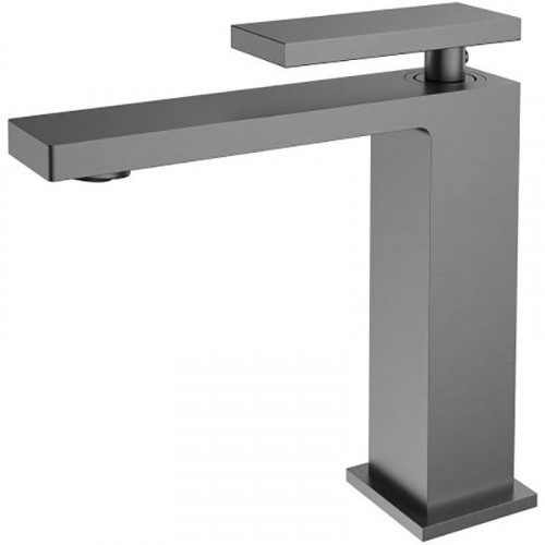 Смеситель для раковины Vincea Dice VBF-2DS1GM Вороненая сталь нержавеющая сталь