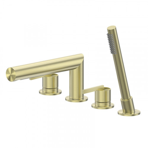 Смеситель на борт ванны Abber Perfekte 316 AF8A13BG цвет Золото брашированное