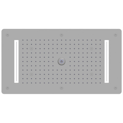 Верхний душ RGW Shower Panels SP-72 21140272-01 Хром нержавеющая сталь на потолок, встраиваемый