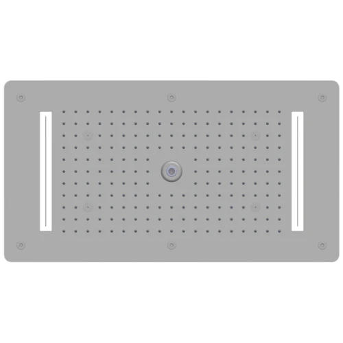 Верхний душ RGW Shower Panels SP-72 21140272-01 Хром нержавеющая сталь на потолок, встраиваемый