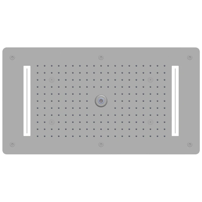 Верхний душ RGW Shower Panels SP-72 21140272-01 Хром нержавеющая сталь на потолок, встраиваемый