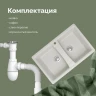 Кухонная мойка Domaci Болонья 78 М-26-001 цвет Белый