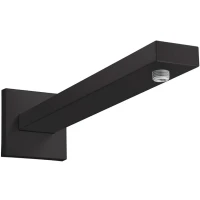 Кронштейн для верхнего душа Hansgrohe Square 27694670 Черный матовый латунь на стену