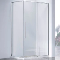 Душевой уголок Vincea Slim-N 130x90 VSR-4SN9013CL профиль Хром стекло прозрачное