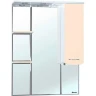 Зеркало со шкафом Bellezza Мари 75 R 4612912001226 с подсветкой Бежевое МДФ / ЛДСП, стекло
