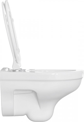 Унитаз Logan L4W 302576 подвесной цвет Белый с сиденьем