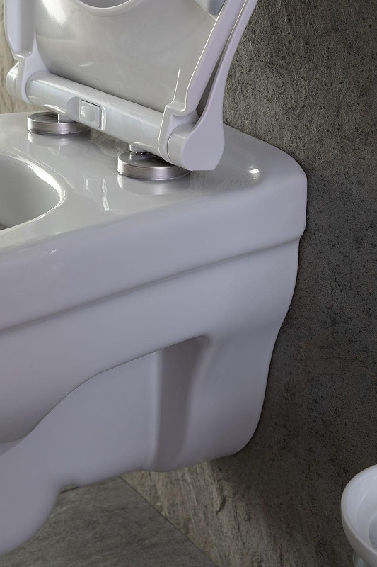 Унитаз Logan L4W 302576 подвесной цвет Белый с сиденьем