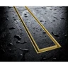 Душевой трап Excellent 80x7 INEX.1515.800.P.GL цвет Золото