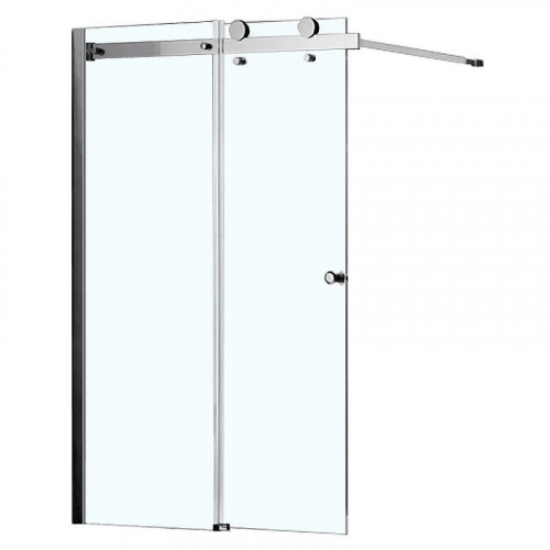 Шторка на ванну Azario Carleon 100 AZ-NKB6121 1000 профиль Хром стекло прозрачное