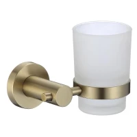 Стакан для зубных щеток Savol S-005658C цвет Золото матовое