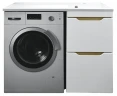Тумба с раковиной Azario Magenta 110 R CS00079140 цвет Белый
