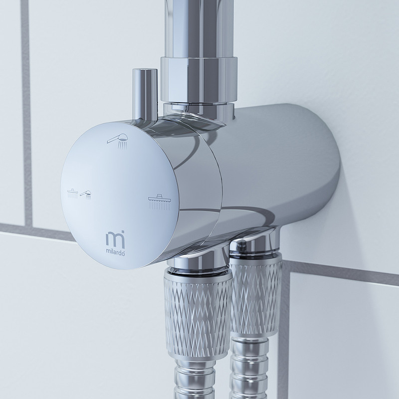 Душевая система Milardo Shower Set 3703F24M76 Хром