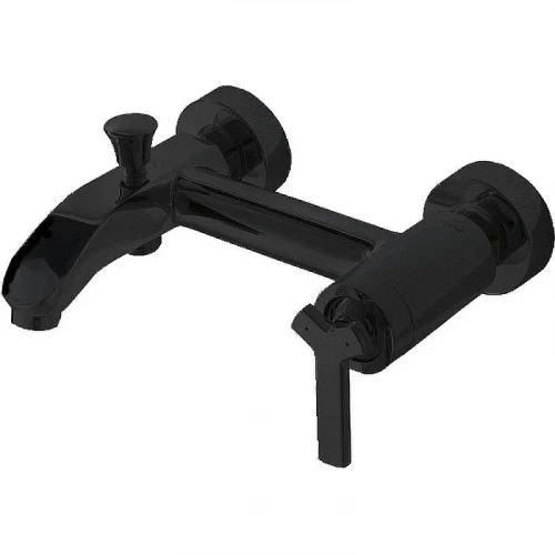 Смеситель для ванны Bravat Waterfall Black F673107BM-01 Черный матовый