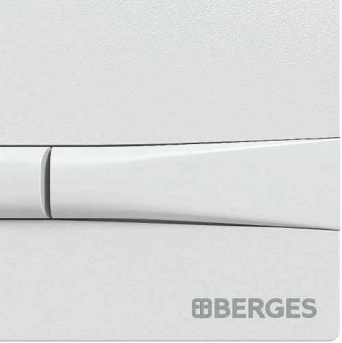 Клавиша смыва Berges Novum F4 040054 Soft Touch Белая