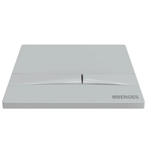 Клавиша смыва Berges Novum F4 040054 Soft Touch Белая