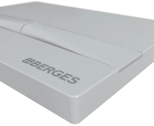 Клавиша смыва Berges Novum F4 040054 Soft Touch Белая